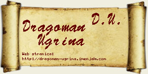 Dragoman Ugrina vizit kartica